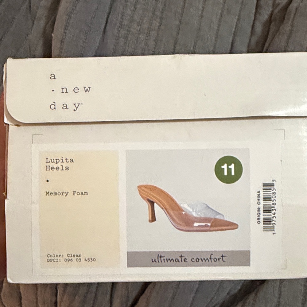 a new day Tan and Clear Heels - Picture 7 of 7